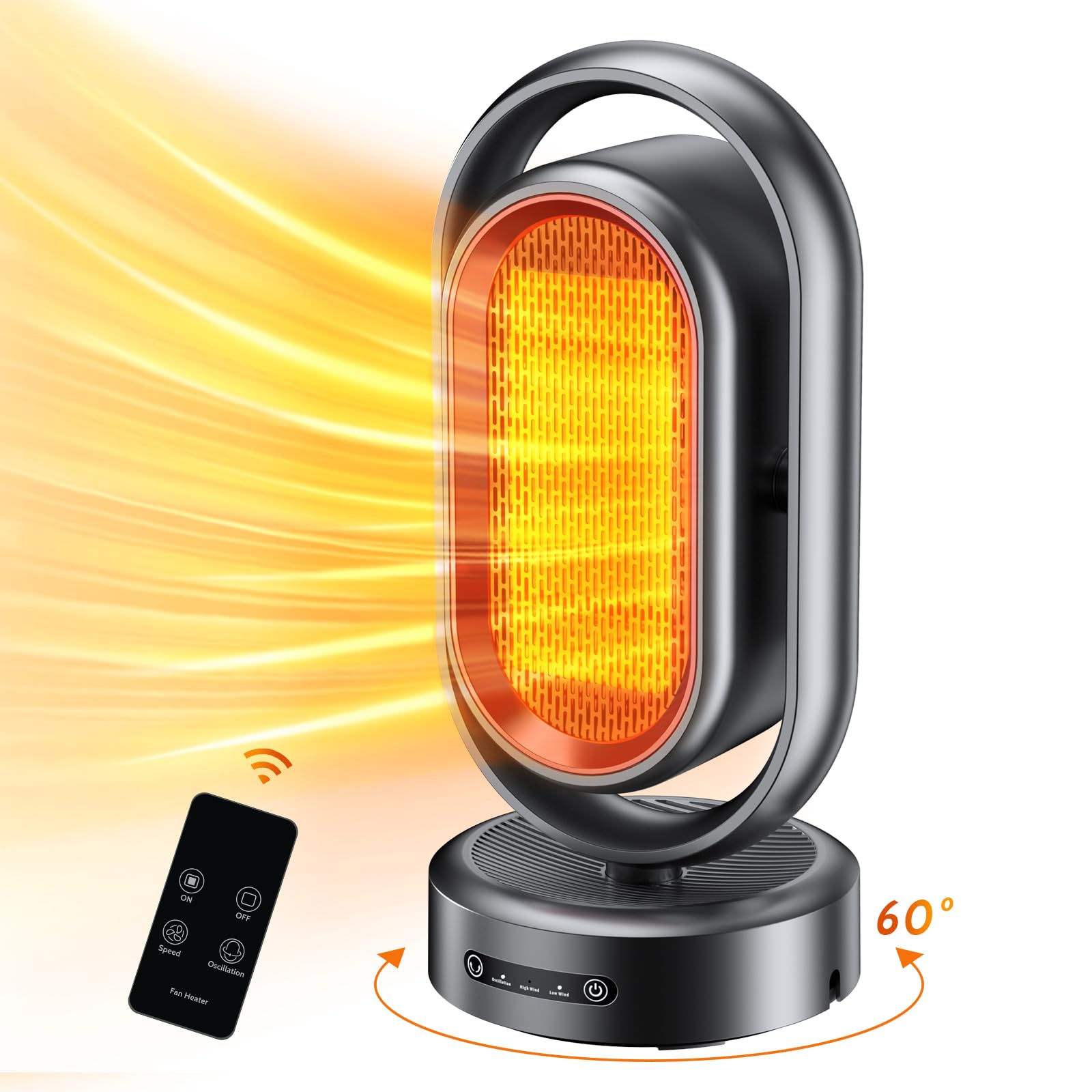 Yovikinelectric Heaters For Home 2000w Space Heaters 60