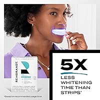 Vista 4 de Rembrandt Kit de blanqueamiento de dientes, profundamente blanco, con bandejas de blanqueamiento de dientes con luz LED, cable de alimentación de 3