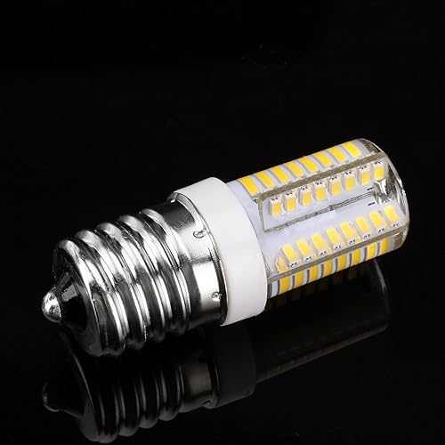 Miniatura 5 de Bombilla LED de base intermedia E17, 120 V CA, luz blanca diurna 6000 K, 3 vatios, bombillas de repuesto para horno microondas de 25 W, congelador,