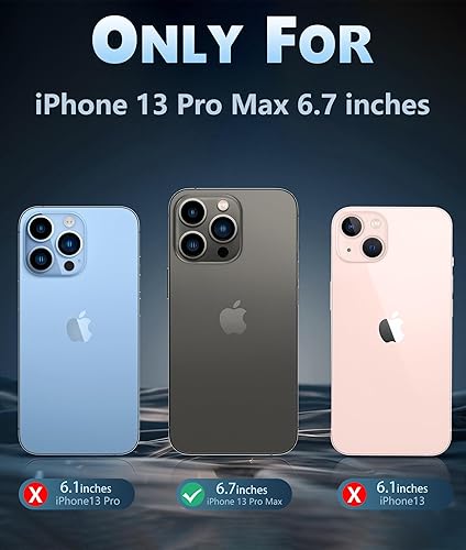 Miniatura 103 de Fntcase Funda para iPhone 15 Plus y 14 Plus de 6.7 pulgadas, magnética, a prueba de golpes de grado militar, antiamarilleo, delgada, protectora