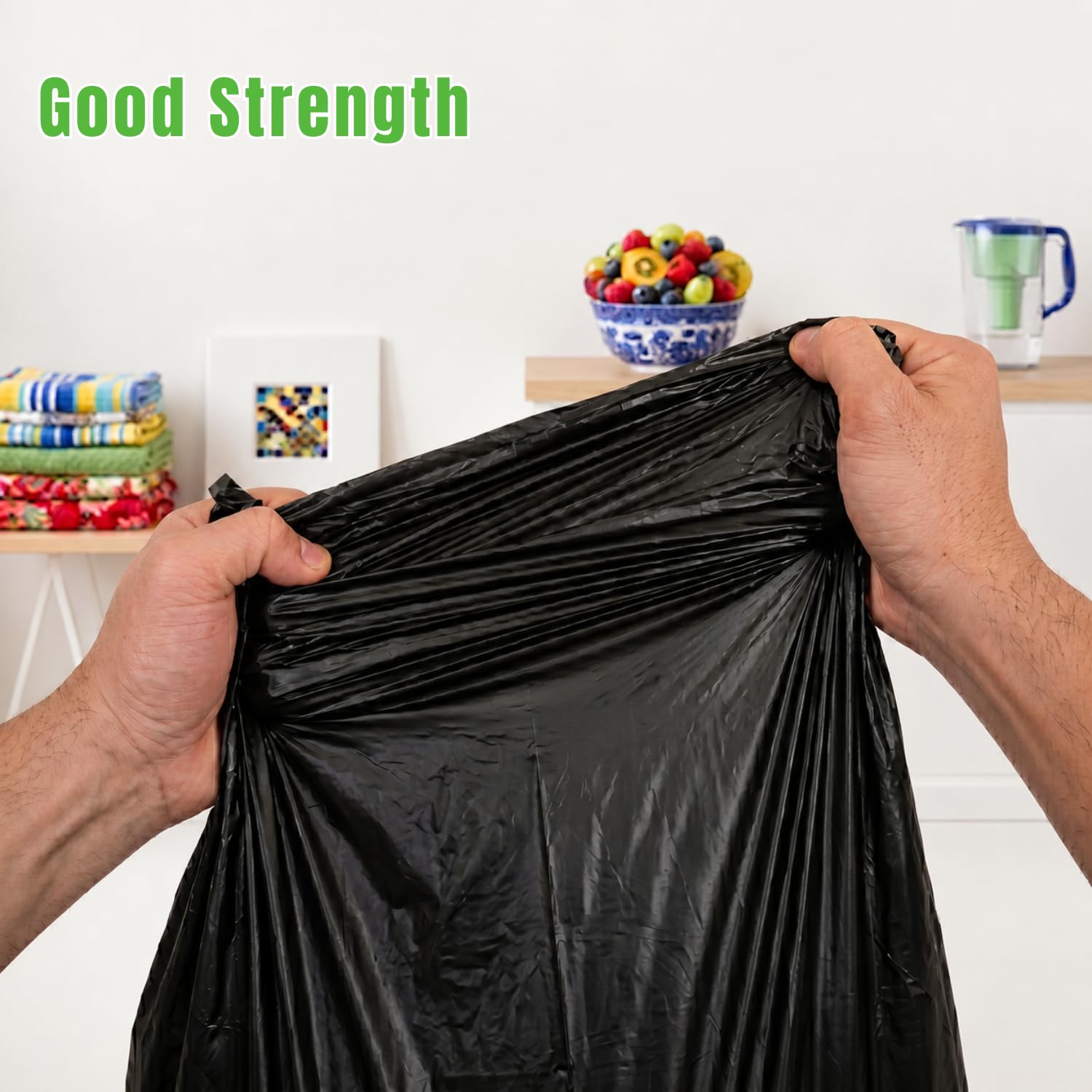Aptro Garbage Bags - 90 Count, Black -4