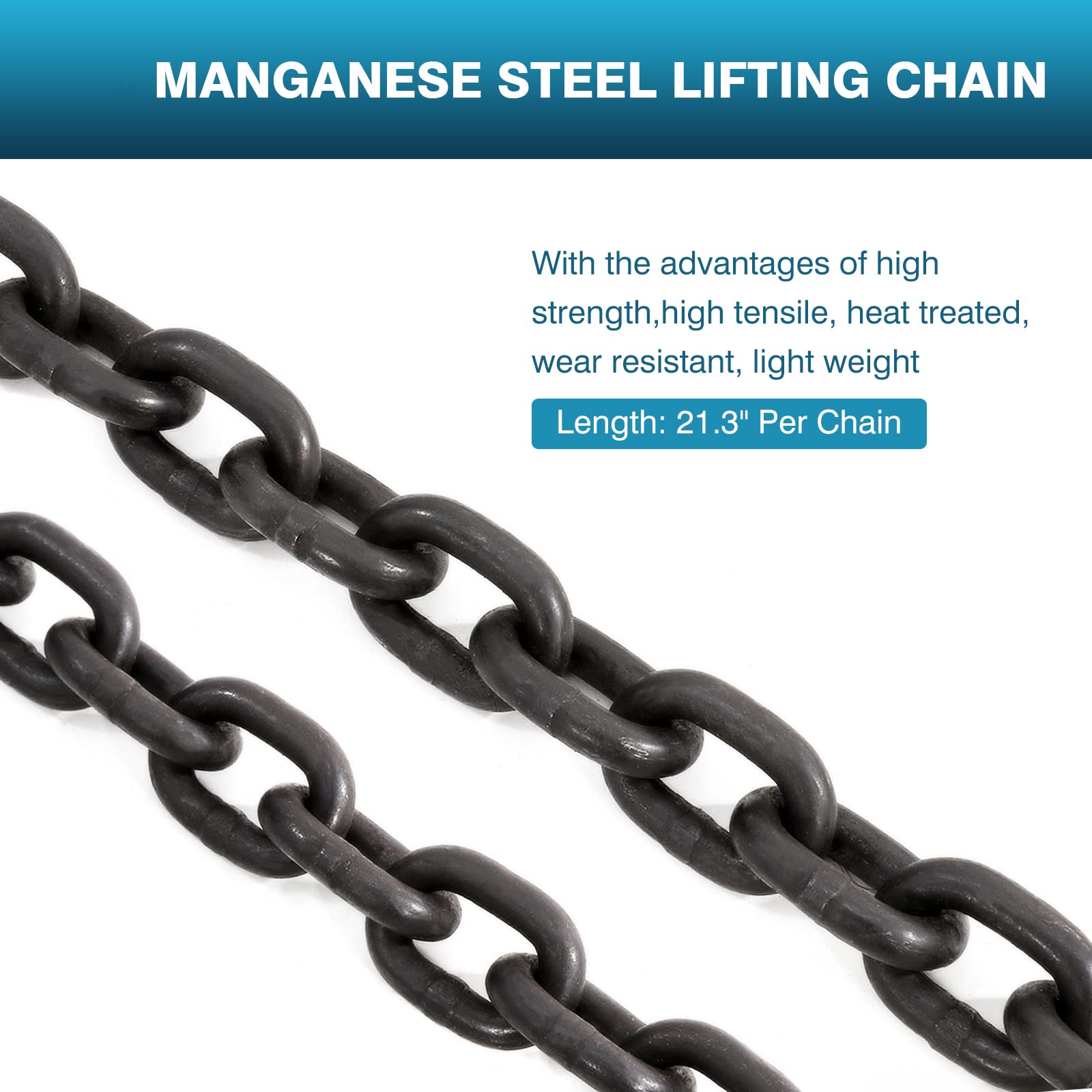IRONWALLS 1-Ton Chain Drum Lifter - Barrel Lift -4