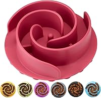 Vista 12 de Recipiente de Alimentación Lenta para Perros, Animire Tazón de Comida de Silicona Suave para Perros Pequeños, Medianos y Grandes