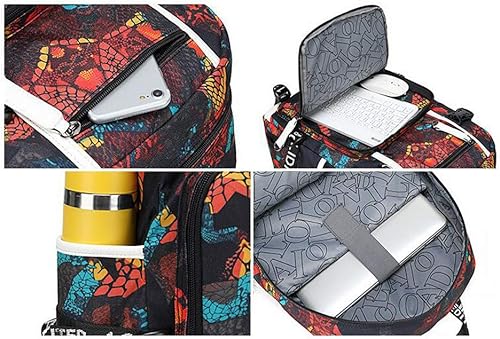 Miniatura 4 de Jugador de fútbol 7 multifunción mochila viaje fútbol fans bolsa para hombres mujeres, Patrón gris - 1, G-patrón 1