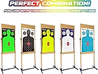 Vista 28 de Highwild Soporte de papel para objetivo de tiro al blanco - 17X25 Pulgadas - Adecuado para pistolas, rifles, armas de aire, armas de balines