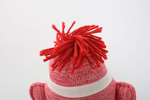 Miniatura 2 de Plushland Adorable mono calcetín, el original juguete de peluche tradicional hecho a mano, regalo para niños, bebés, adolescentes, niñas y niños,