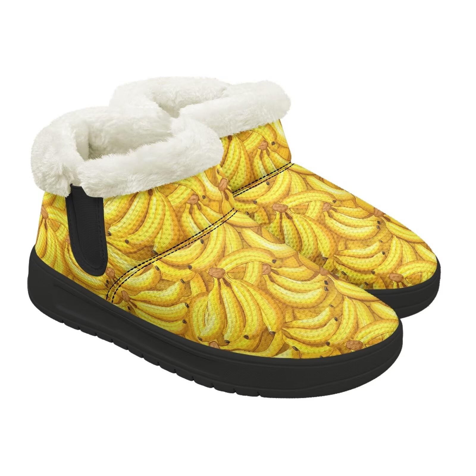 Womens Barefoot Boots Wide Width Winter Snow Boots Warm Ankle Booties with Arch Support Soft Faux Fur Inside