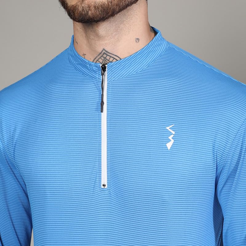 Image of CAHOOT Men's Activewear T-Shirt for Casual Wear | Regular Fit | Dri-Fit Long Sleeve Activewear T-Shirt Crafted with Comfort Fit and High-Performance for Everyday Wear