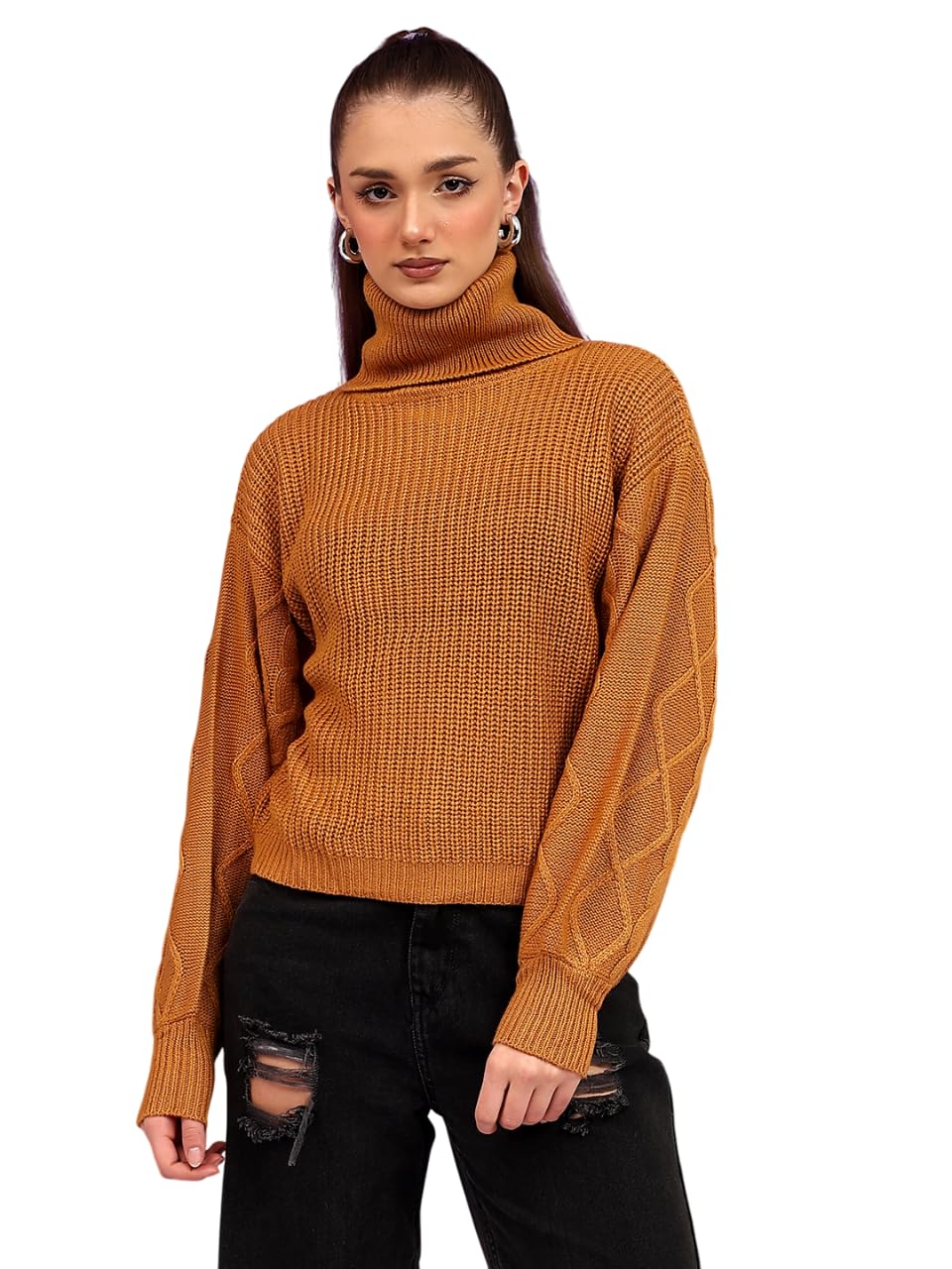kotty Women's Warm Pullover Sweater for Office, Casual, and Travel Wear-picture-22