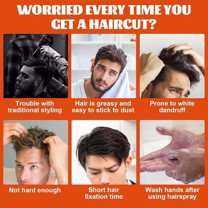 Gel para cabello de hombre con peine 2 en 1 miniatura 2