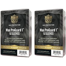 Max Protection ProGuard 1 Semi Rigid Card Holder Card Saver - 100ct 9 Mil Semi Rigid Sleeves 3 5/16" x 4 7/8" - Grading Submission Compatible PSA BGS SGC - Trading Protective Collector Kit