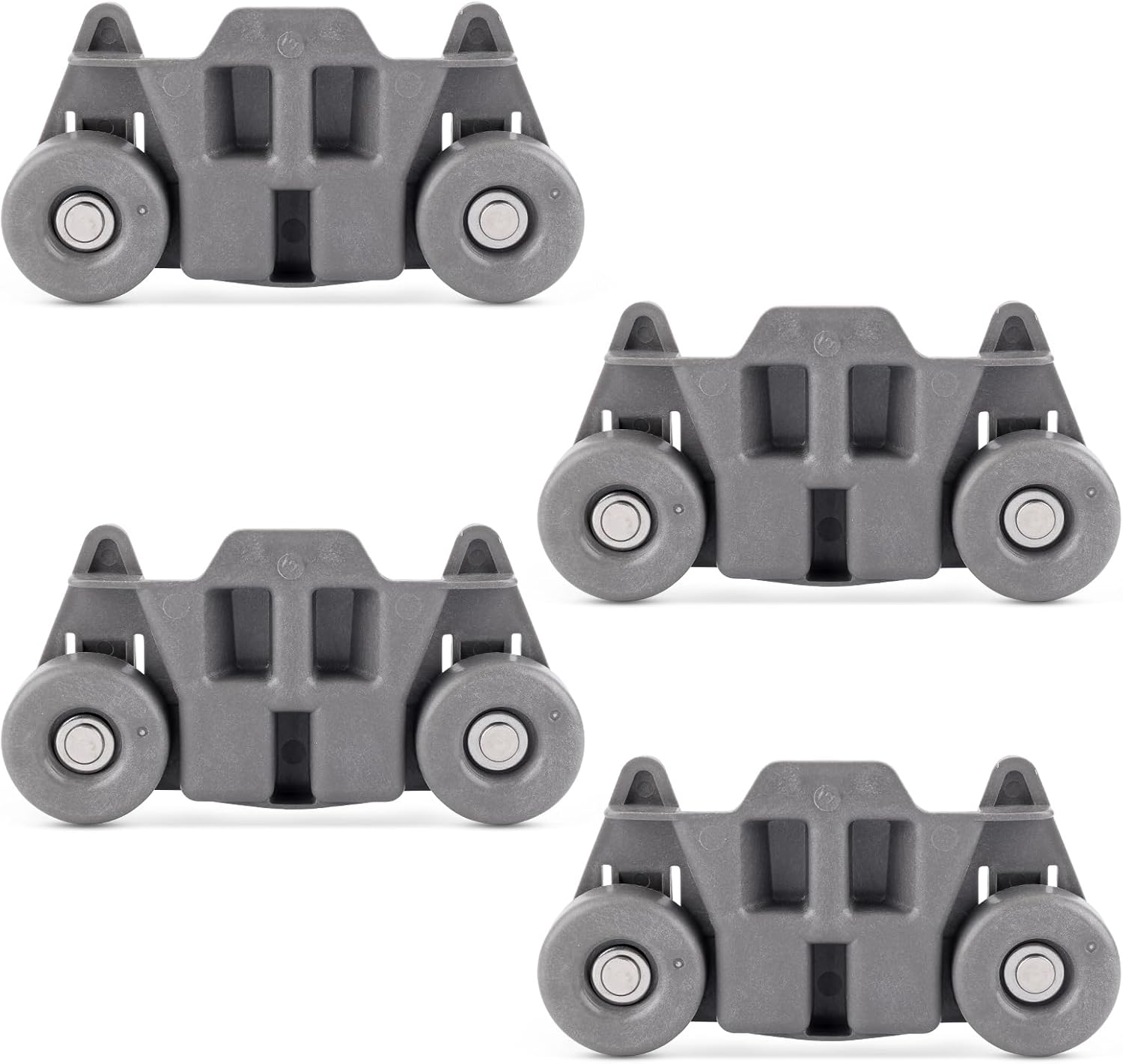 4pcs Dishwasher Wheels for Kitchenaid Whirlpool Maytag Kenmore, Lower