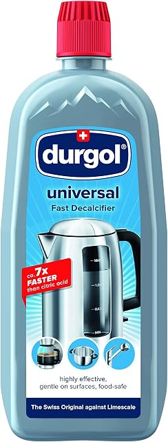 Durgol Universal Fast Descaler for Coffee Machines, All Purpose Decalcifier and Limescale Remover, 750ml