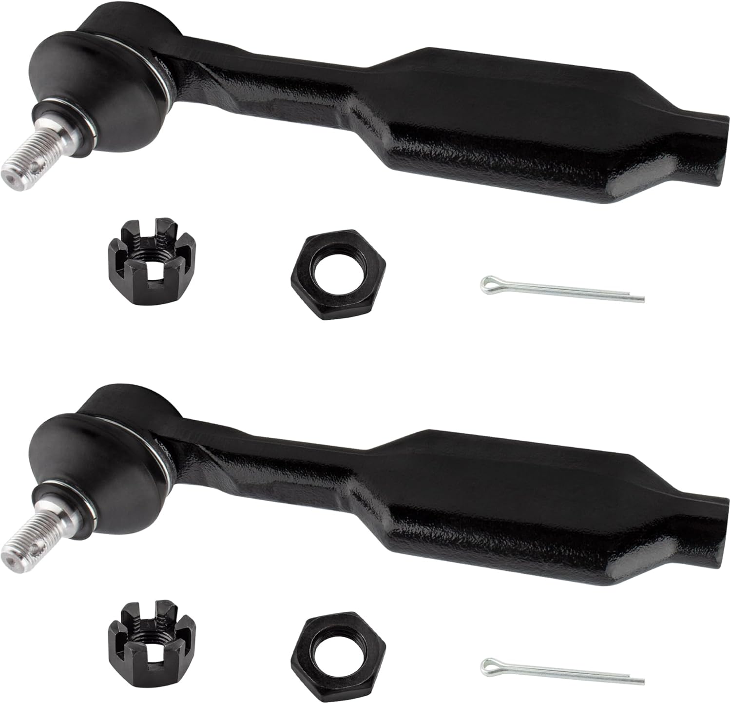 BOXI 2pcs Front Outer Tie Rods Ends Fit for Honda Odyssey 2005-2006 (Touring Models ONLY) / for Honda Odyssey 2007-2009 (Touring Models w/Run Flat Tires ONLY) | ES800225