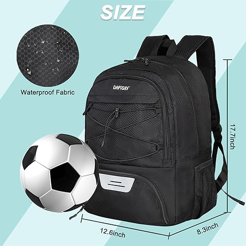 Miniatura 2 de Youth Soccer Backpack - Soccer Bag with Shoes and Ball Compartment Sport Equipment Bags for Football Volleyball Basketball