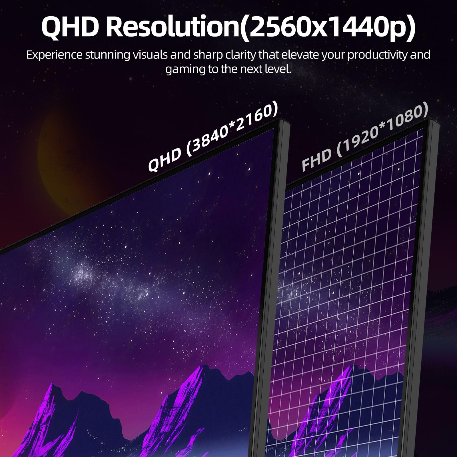 Snapklik.com : Kroteaup 32 Inch UHD Gaming Monitor 4K, 60Hz