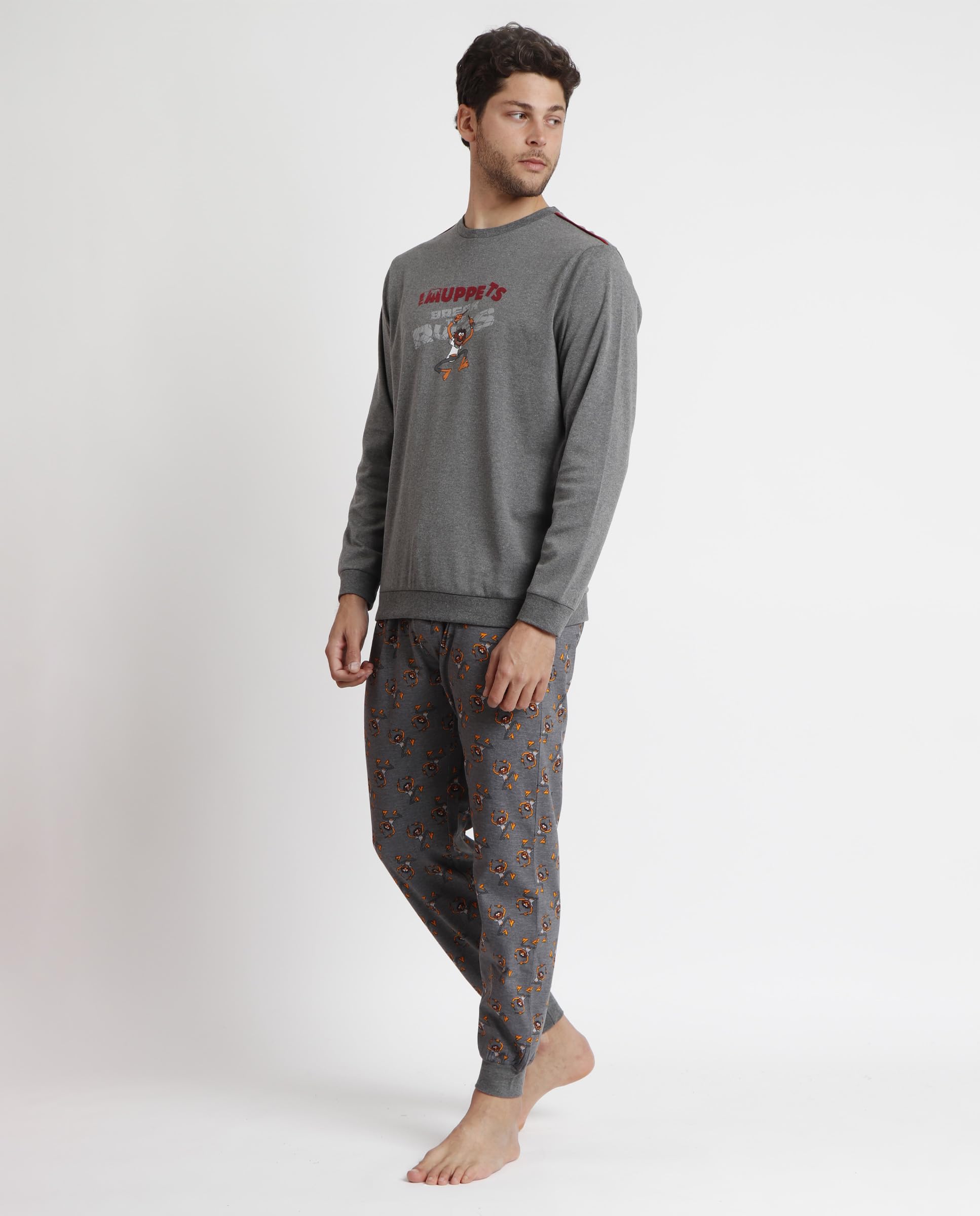 Disney Pijama Manga Larga Animal Break The Rules para Hombre