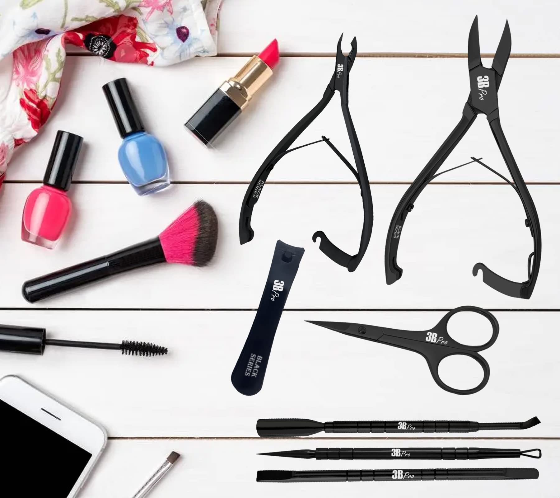 Podologen Fußnagelknipser, Super Scharfer Nagelknipser für Dicker & Eingewachsener Harter Zehennagel Fingernagel Edelstahl Pediküre Clippers Fußnagelschneider Pediküre Werkzeug für Männer Frauen