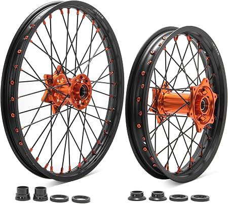 Amazon.com: KKE 21/18 Cast Wheels Fit for Yamaha YZ125 YZ250 1999