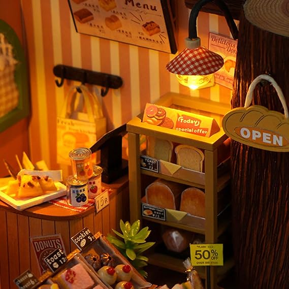 Mini House Building Kit Diorama Model Building Toy