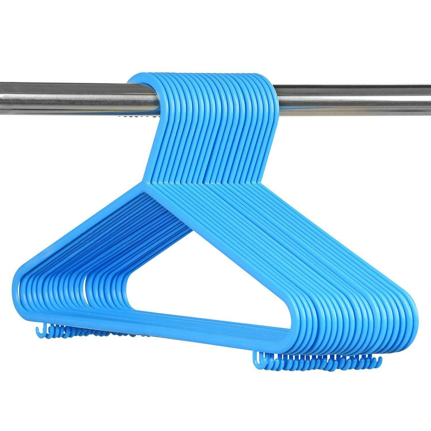 Thrink 29cm Wide Strong Plastic Clothes Hanger For Kids Garments | Suitable for Tops, Trousers, Dresses, Skirts And Baby Grows | Durable Hangers With Heavy Duty Plastic Material