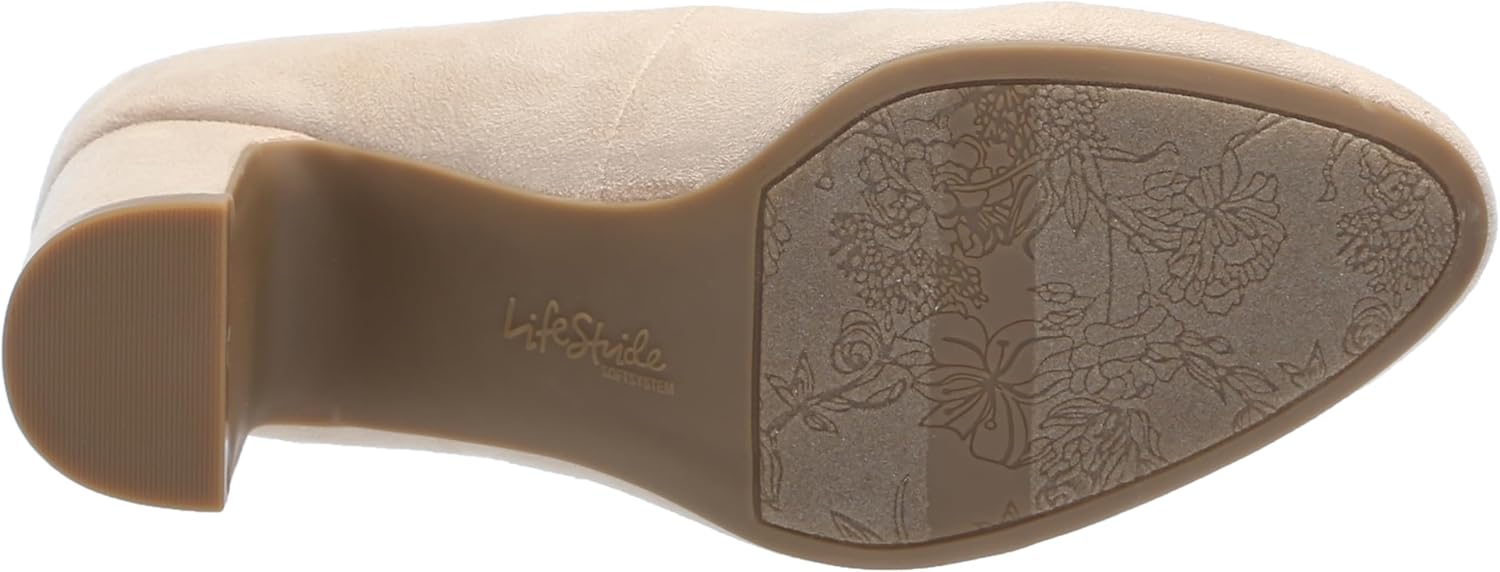 LifeStride Womens Taylor Block Heel Dress Shoe Pump - Image 4