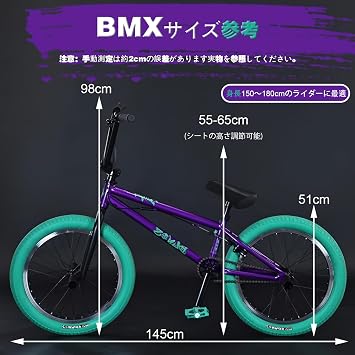 20 Inch BMX Bicycle Biketrial, Street Freestyle BMX Bikes-360° Rotating Handlebar, High Carbon Steel Body-Freestyle BMX Adult Kids Beginner Level to Advanced Riders, Professional Grade Stunt