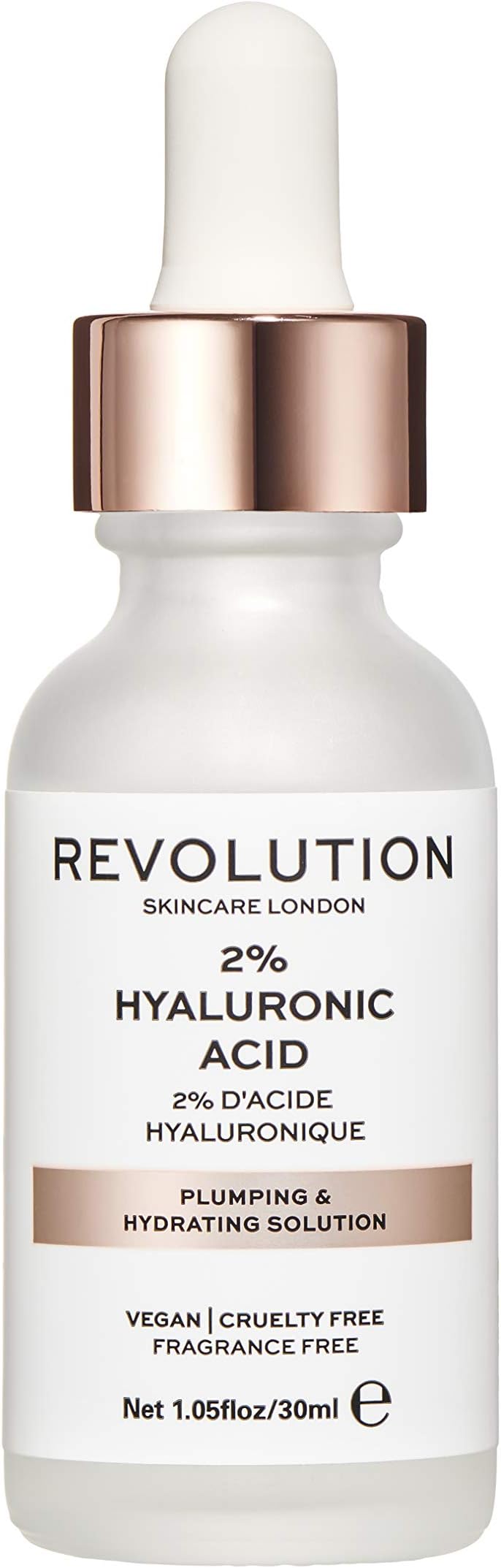 Revolution Skincare London, 2% Hyaluronic Acid Hydrating Serum, 30 ml (Pack of 1)