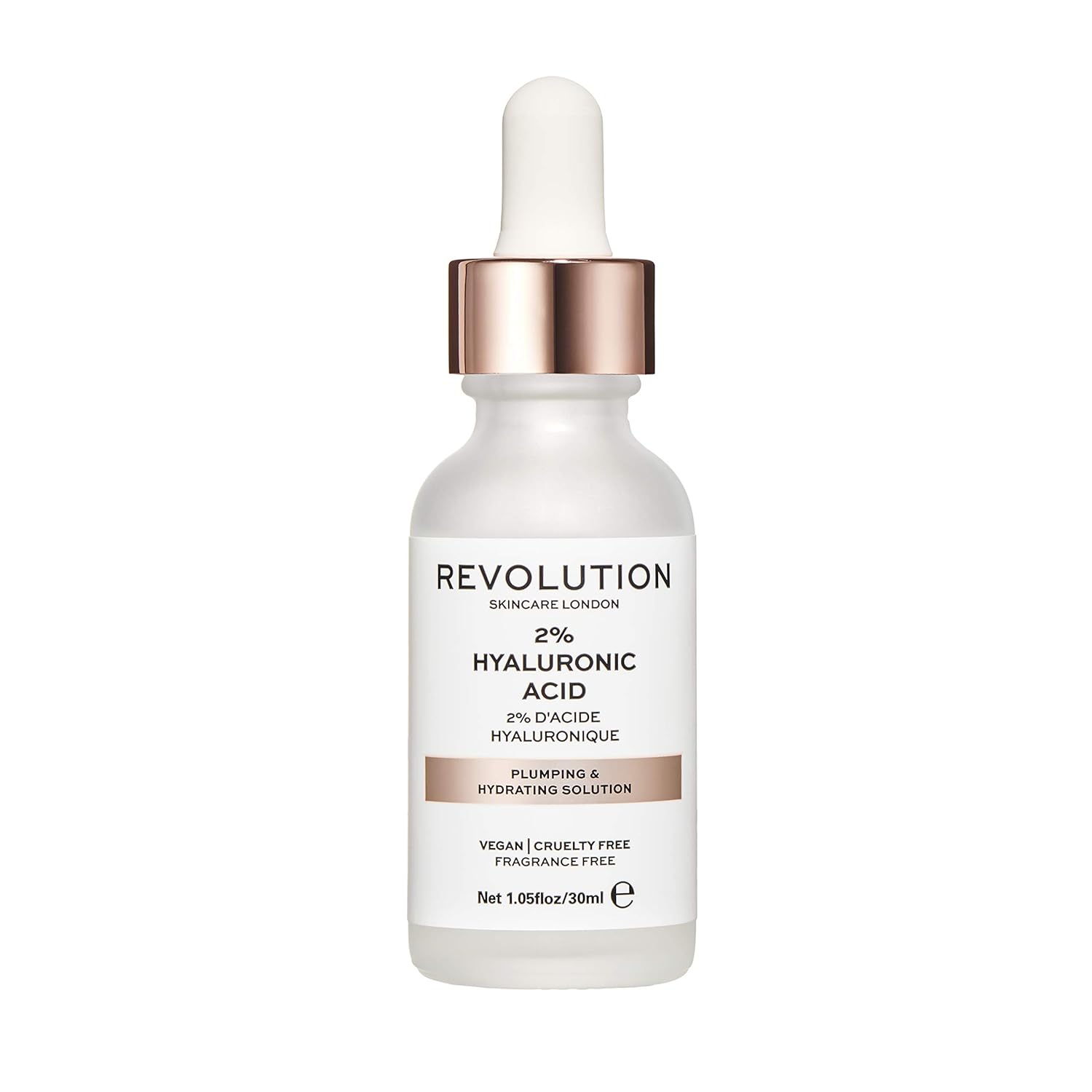 Revolution Skincare London 2% Hyaluronic Acid Plumping & Hydrating Solution ~ 1.01 fl oz