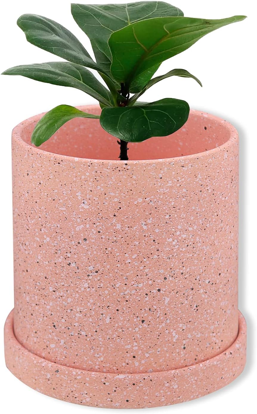 BOLANTON Planter Pots for Plants Indoor 4.5 Inch Ceramic