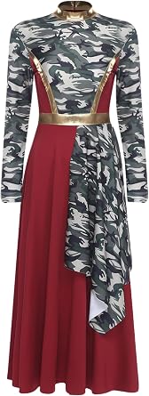 Womens Liturgical Praise Worship Dance Dress