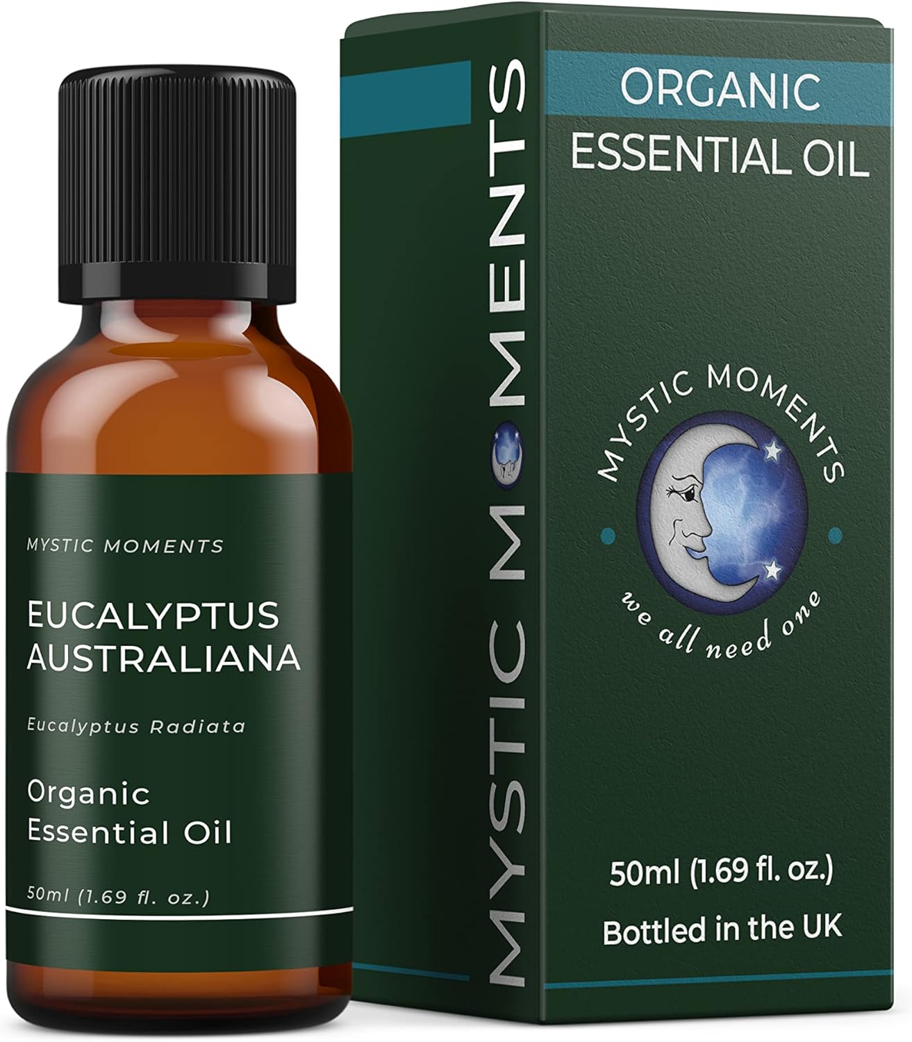 Mystic Moments | Eucalyptus Australiana (Radiata) Organic Essential Oil - 100ml - 100% Pure