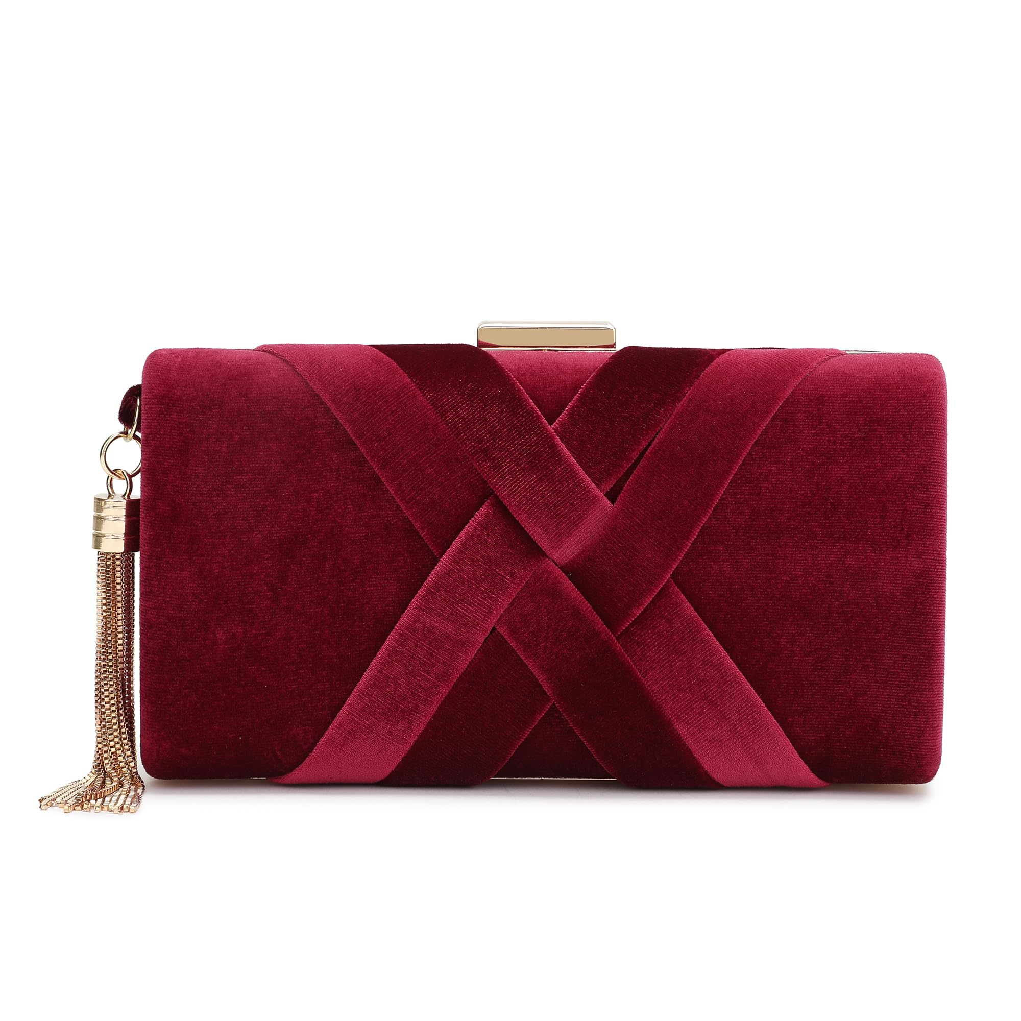 CARIEDO Women's Evening Handbag Clutch Bridal Purse for Wedding Prom Night Out Party