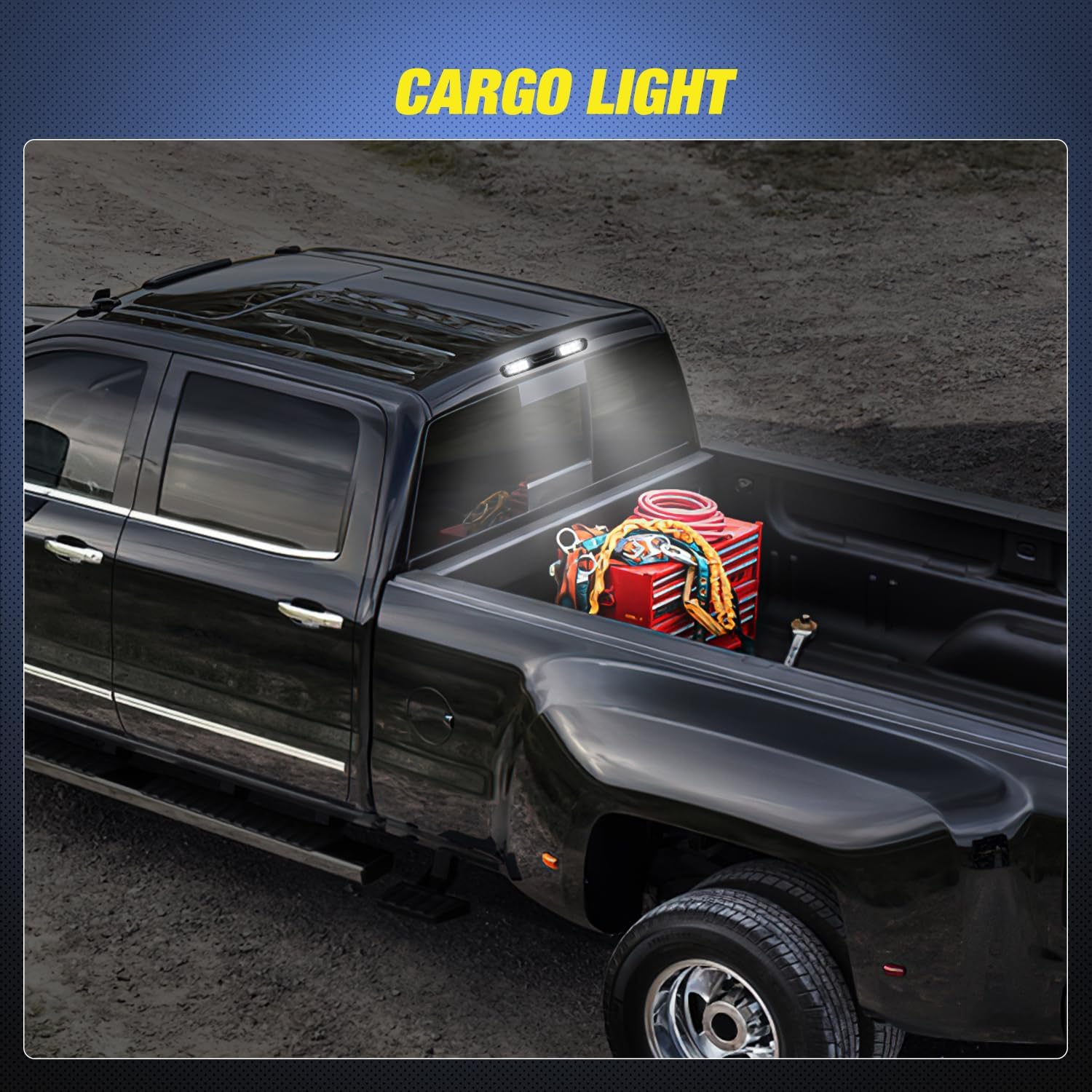 Nilight Third Brake Light High Mount 3rd Stop Reverse Cargo LED Lighting for Chevy Silverado GMC Sierra 1500 2500 3500HD 2007-2013 Pickup Truck Rear Cab Center Tail Lights