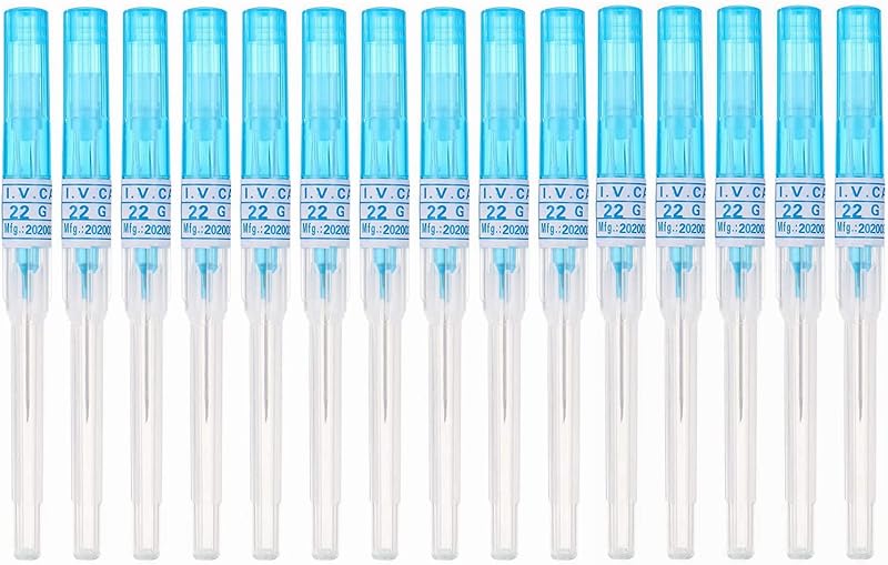 Agulhas ocas descartáveis para piercing new star tattoo 22G, aço inoxidável, pacote com 15