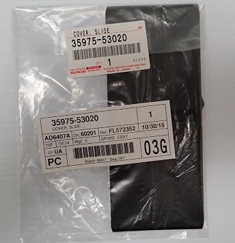 LEXUS Genuine Shift Console Slide Cover OEM 35975-53020
