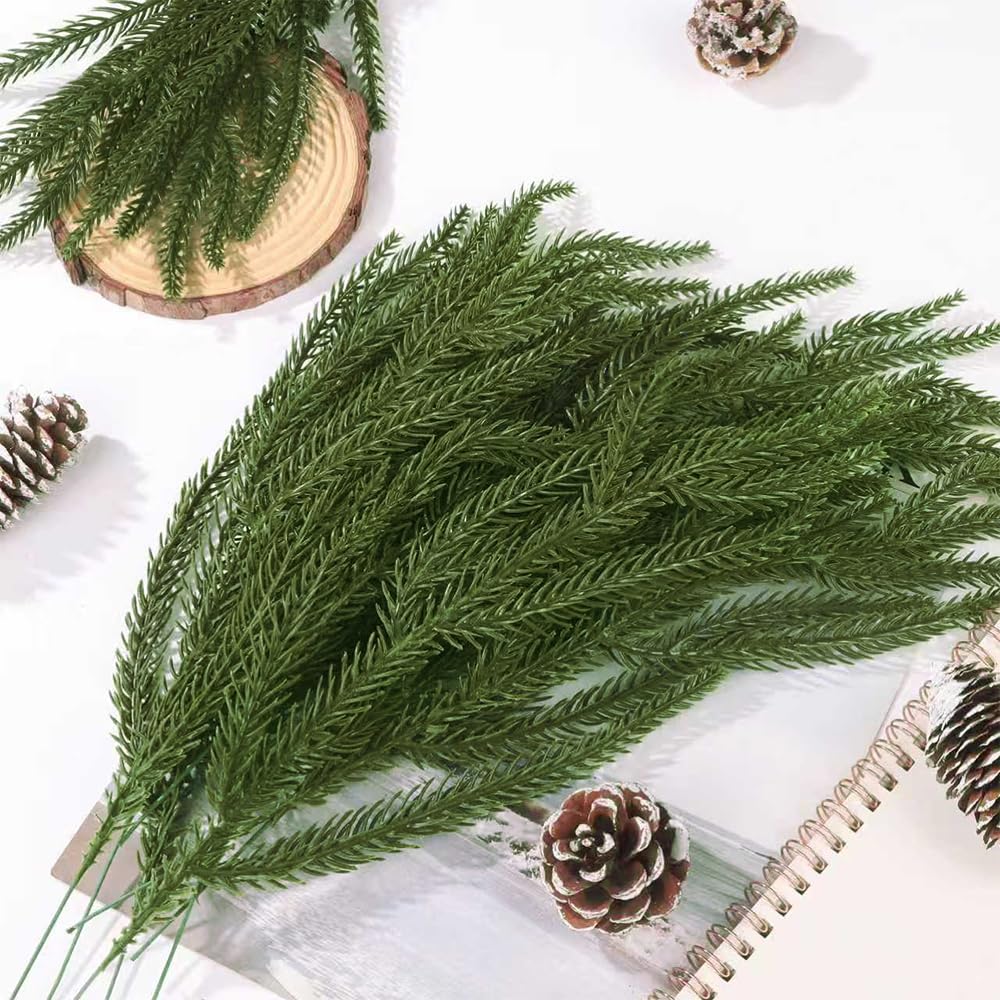 59 künstliche Tannenzweige für Weihnachten