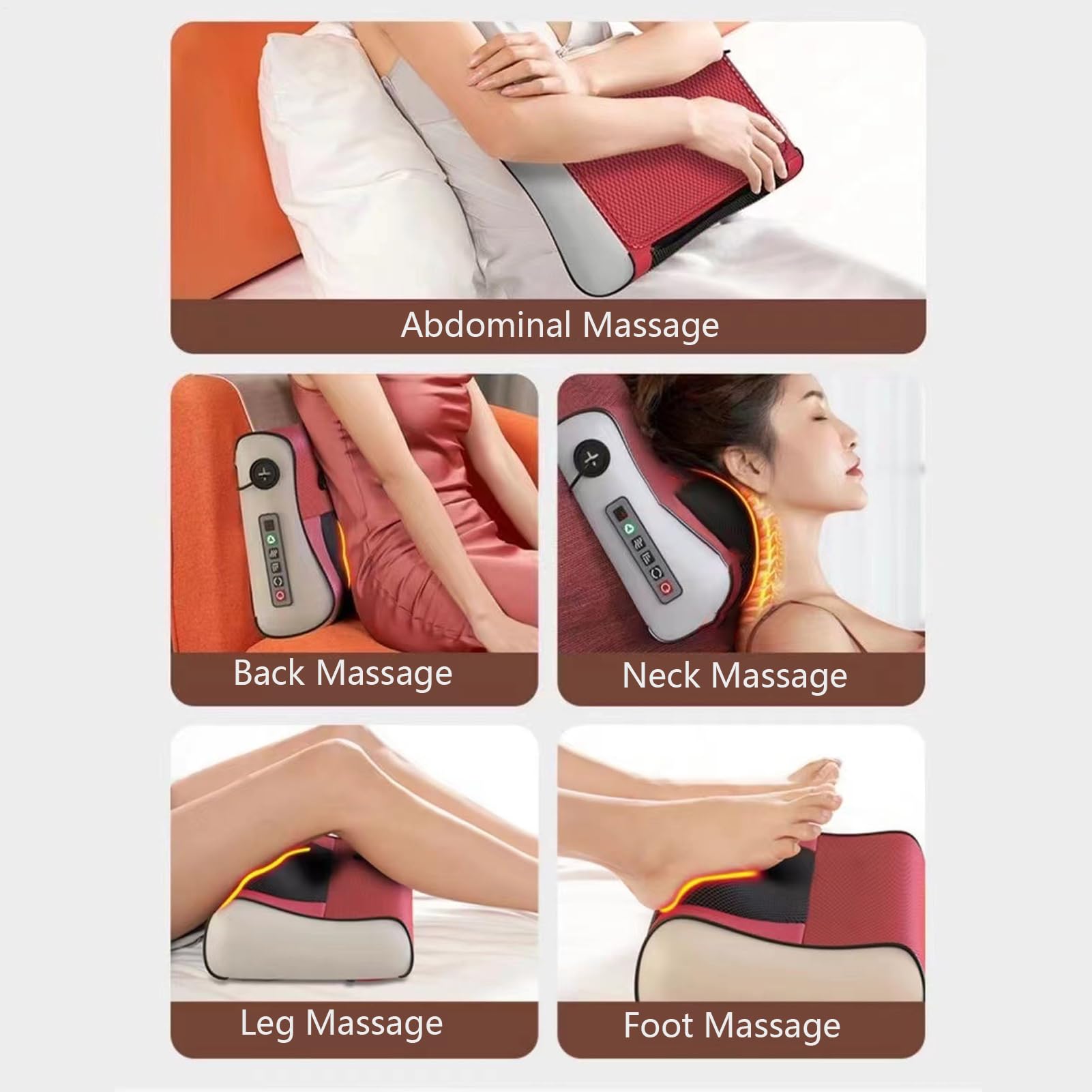 Massagekissen Entspannungs Nackenkissen Mit Wärme