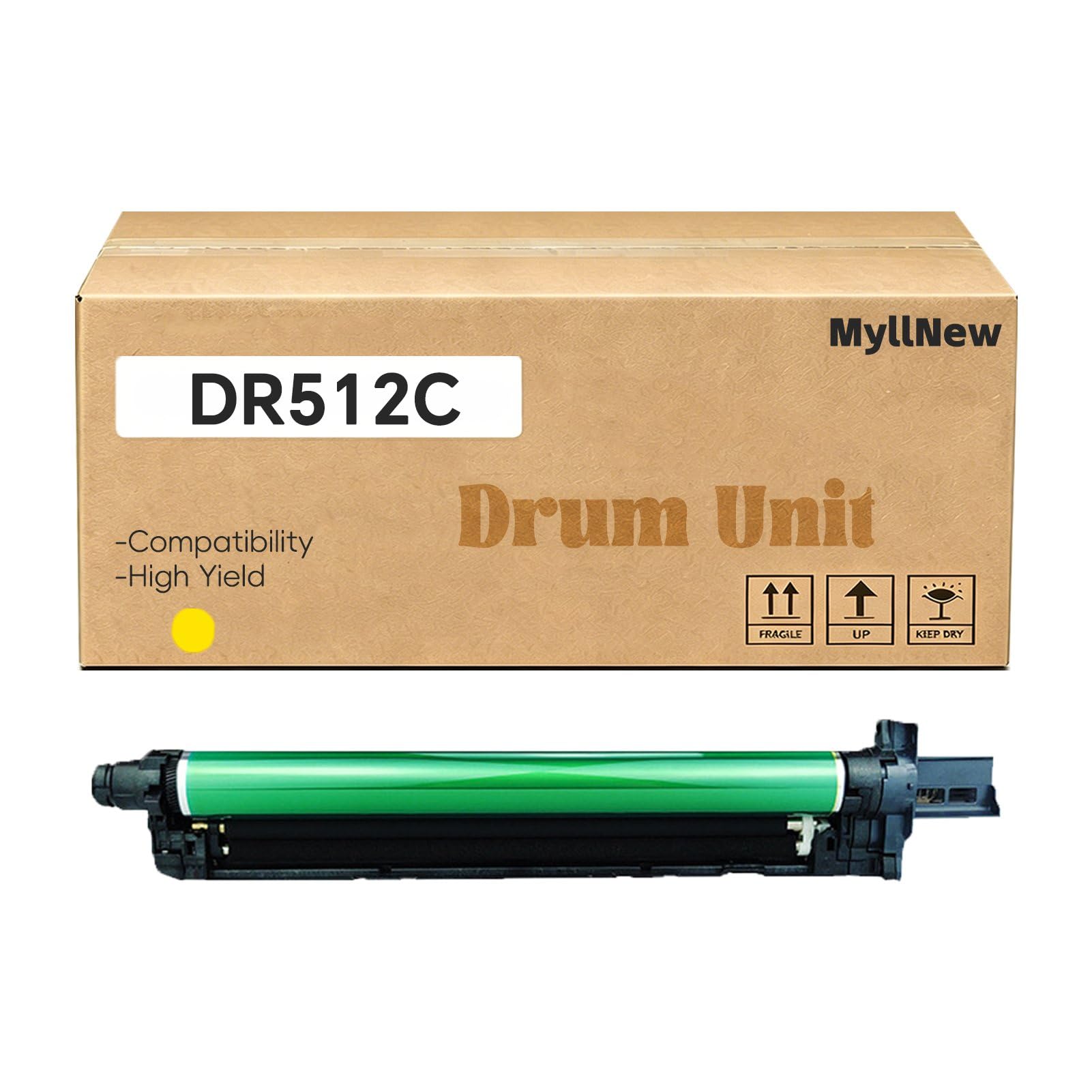 Unità Tamburo Compatibile DR-512 DR-512K DR-512C Yellow | Compatibile Per Konica Minolta Bizhub C224 C224e C284 C284e C364 C364e C454 C454e C554 C554e, Alta Resa 120.000 Pagine
