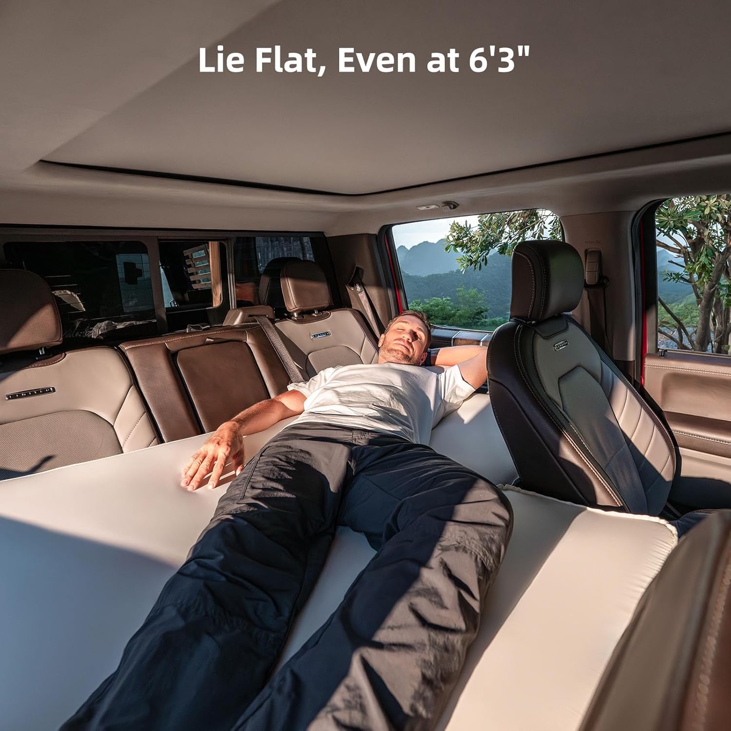 Havnby Pickup Cabin Extending Pad for Cozypad - Foam Topper with Air Base, Expands Diagonal Sleeping Space to 6'3" | Compatible Pickup Cabin Mattress ONLY