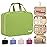 HOTOR Travel Toiletry Bag - Hanging Toiletry Bag for Women & Men, Makeup Bag/Big Comparment, Waterproof for Travel Accessories, Travel Essentials, Medium, Avocado Green