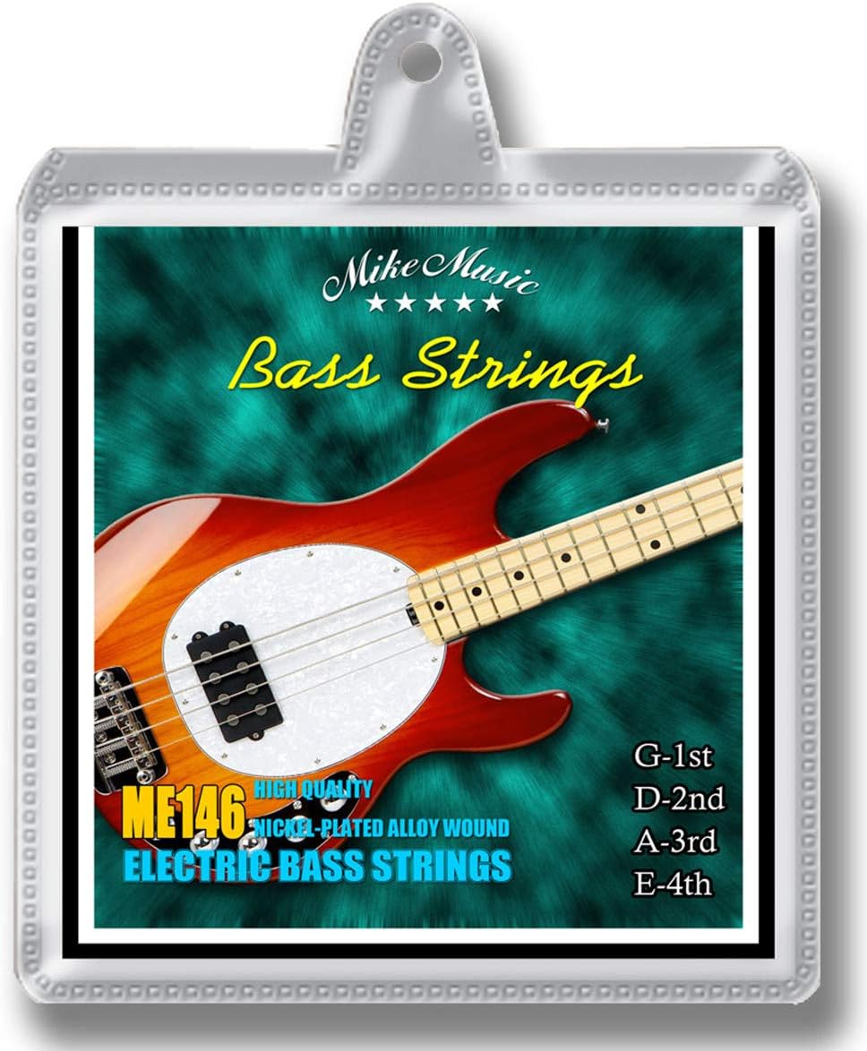 Mike Music 4-String Electric Bass Guitar Strings40-95 (Electric Bass Guitar Strings, ME146(4))