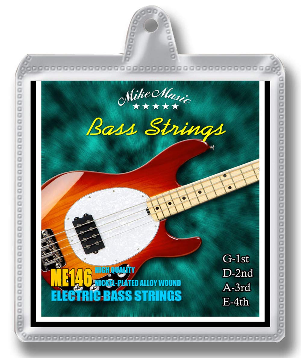 Mike Music 4-String Electric Bass Guitar Strings40-95 (Electric Bass Guitar Strings, ME146(4))