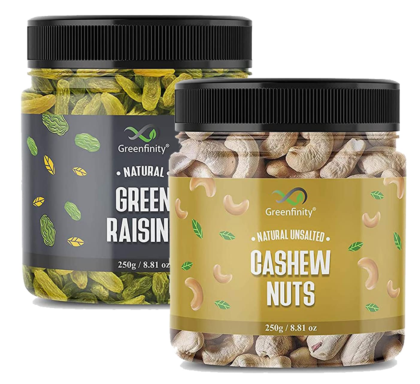 GreenFinity Dry Fruits Combo Pack - (250g * 2) 500g (Cashew Nuts, Raisins) - All Premium. (B092R9HQCY) Amazon Price History, Amazon Price Tracker