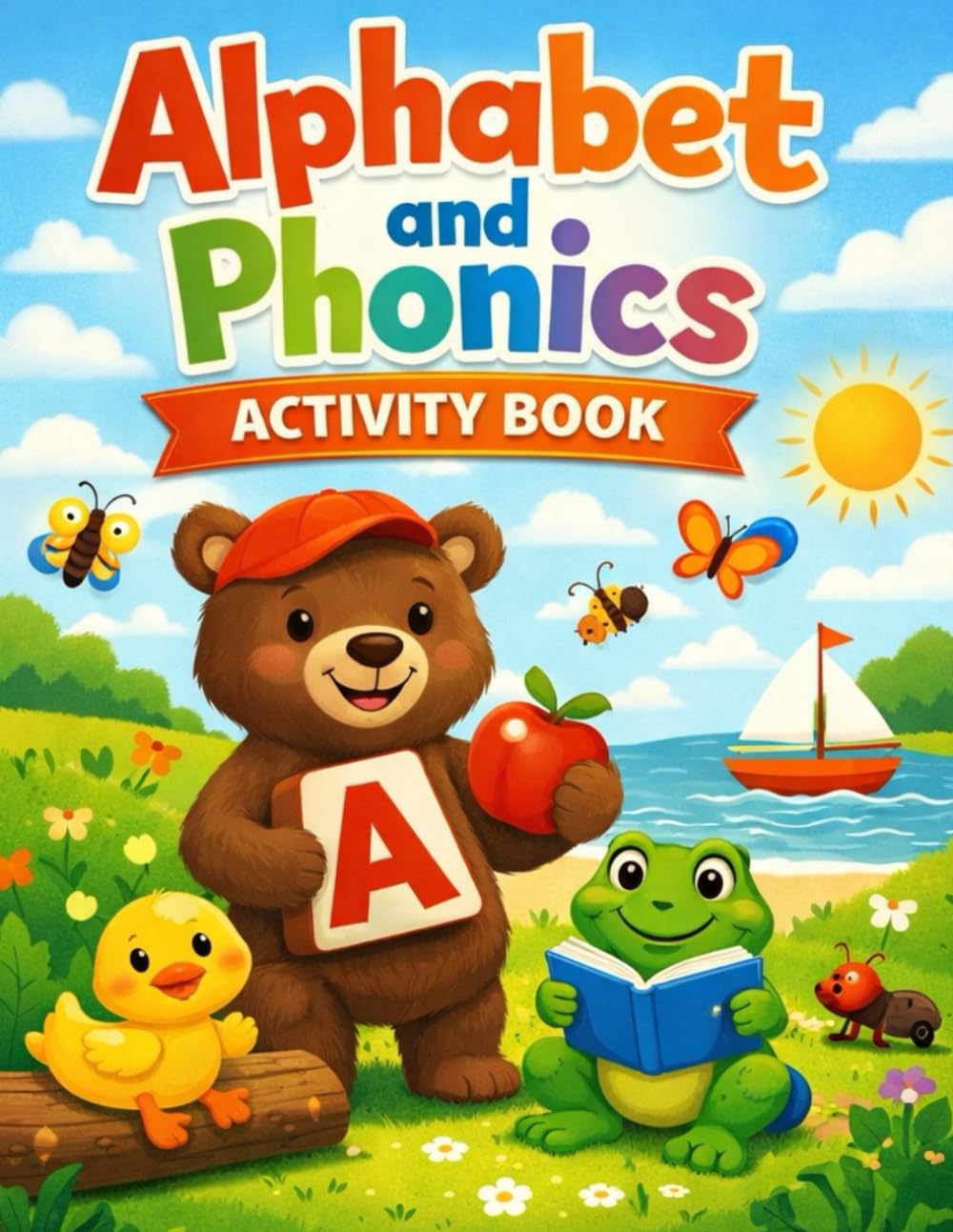 Alphabet and Phonics Activity Book: Fun Letter & Sound Learning for Ages 3–6