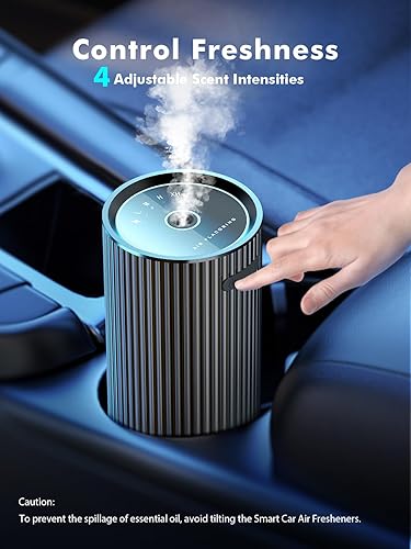 Miniatura 6 de Ambientadores inteligentes para automóvil, encendido y apagado automático, concentración ajustable de 2.4 fl oz (6 meses de larga duración), difusor