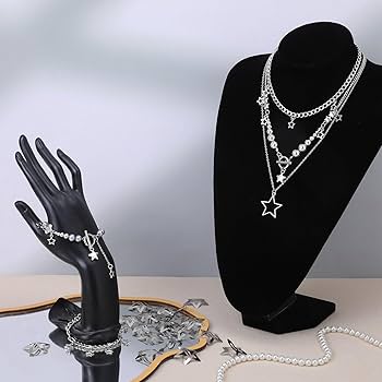 Amazon.com: Y2k Accessories Set Included Star Y2k Silver