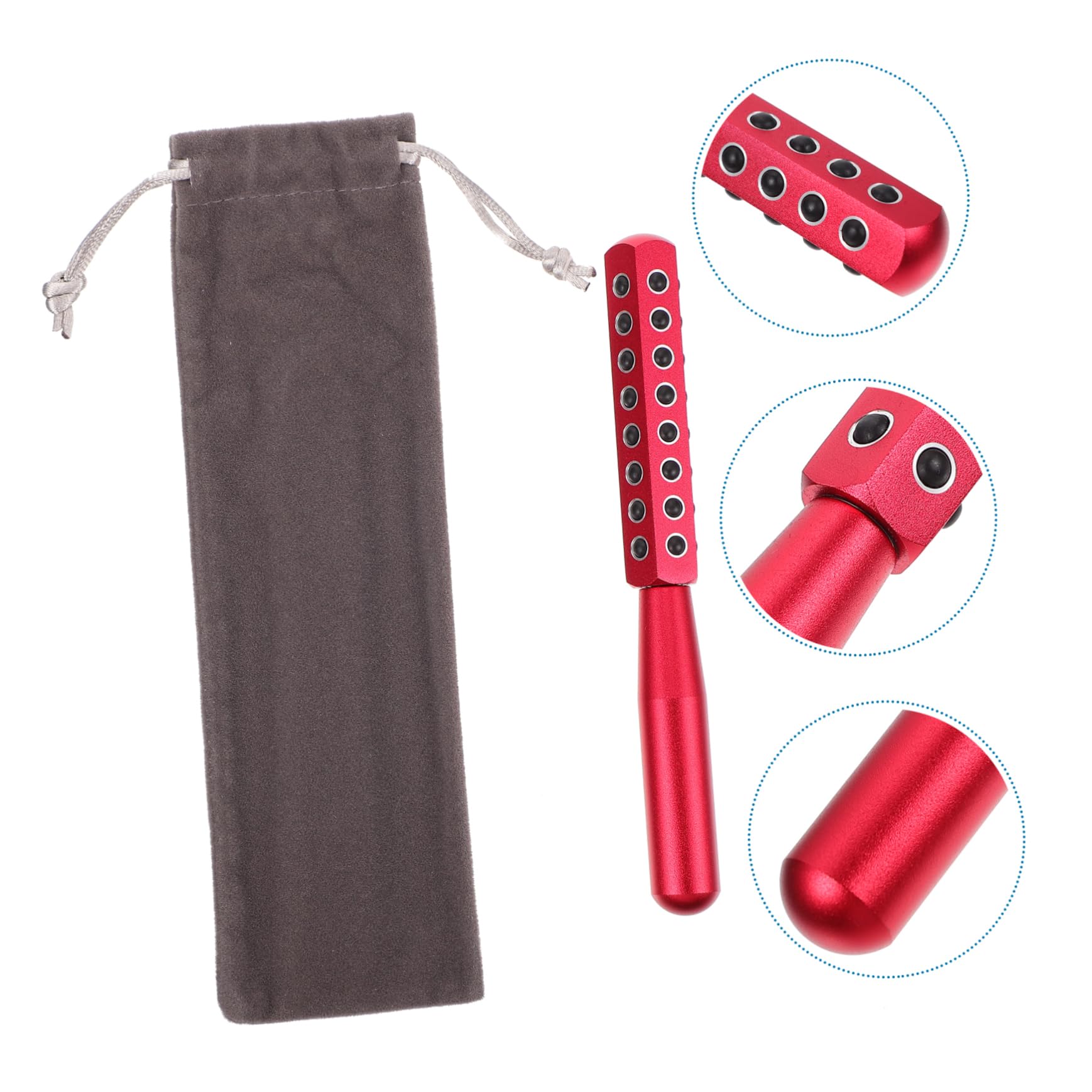 Massaggiatore Viso Lifting in Lega di Alluminio Germanite Rosso | Saloni Professionali e Uso Domestico, Strumento di Cura Viso, Ideale per Amanti del Massaggio Facciale
