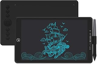 HUION H320M Drawing Pen Tablet Graphics Tablet Inspiroy Ink LCD Writing Tablet with Battery-Free Stylus PW100 8192 Pressure Sensitivity (Black)