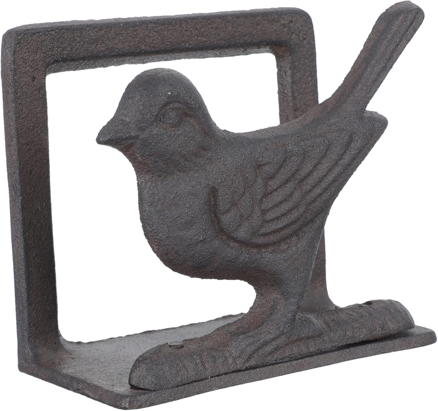 Cabilock Practical Cast Iron Napkin Holder Tabletop Napkin Dispenser Iron Rack Decorative Holder